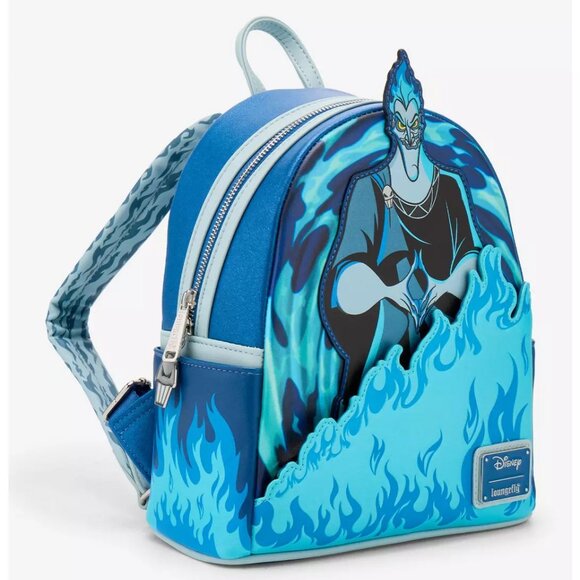 Loungefly - Disney Hercules Hades Flames Mini Backpack - NEW - Picture 2 of 4